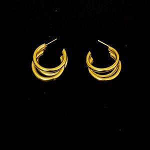 Gold Hoop Earrings